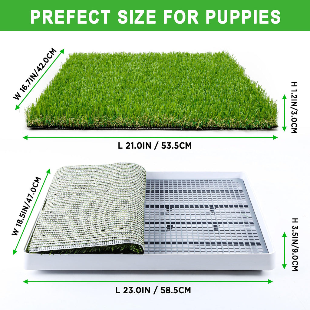 Indoor Fake Grass Pad with Tray N20057