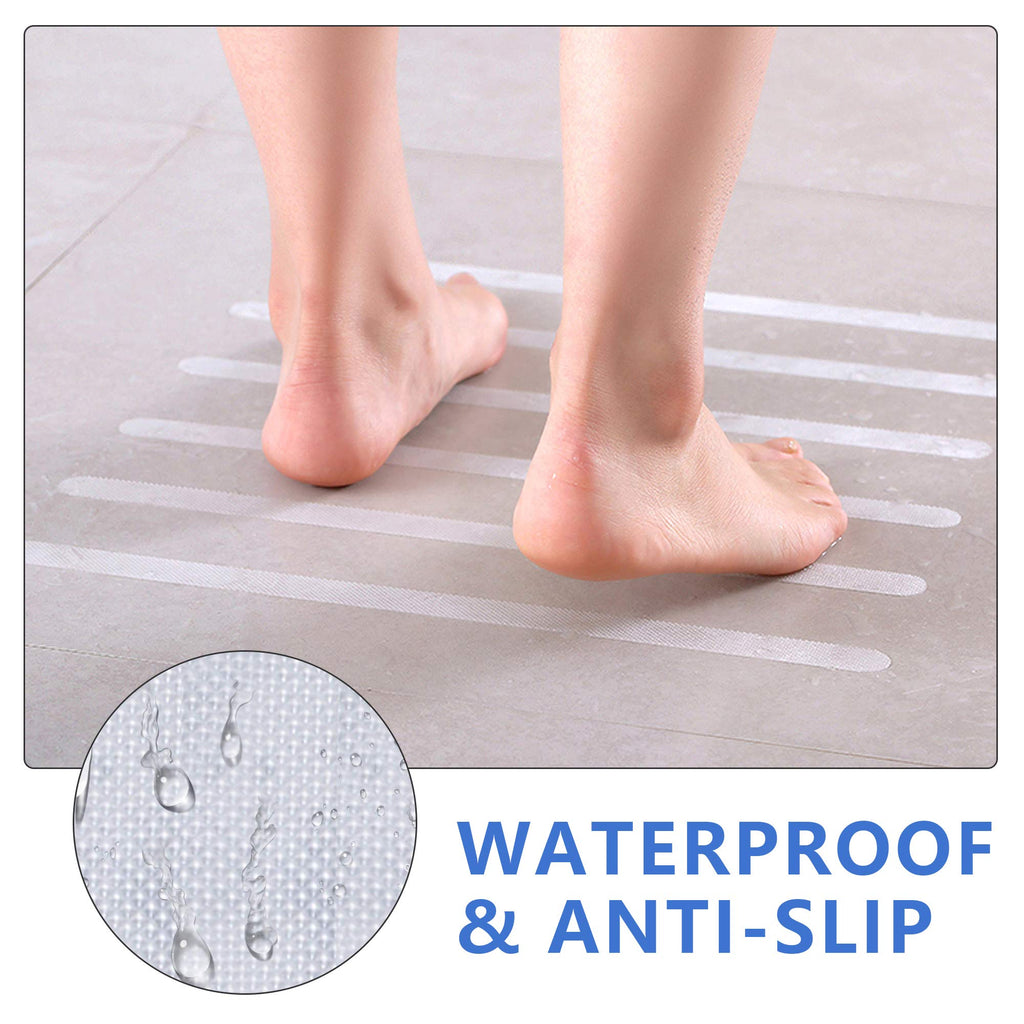 24 PCS Non Slip Adhesive Bathtub Stickers R945