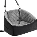 Dog Car Seat for Small Dogs Up to 30 Lbs, Grey-Black E513331