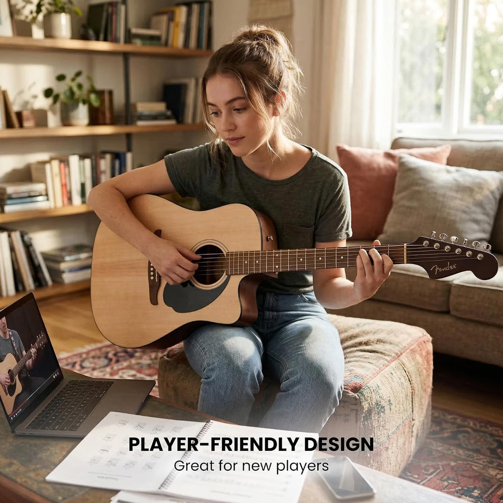 Natural Acoustic-Electric Guitar W695981
