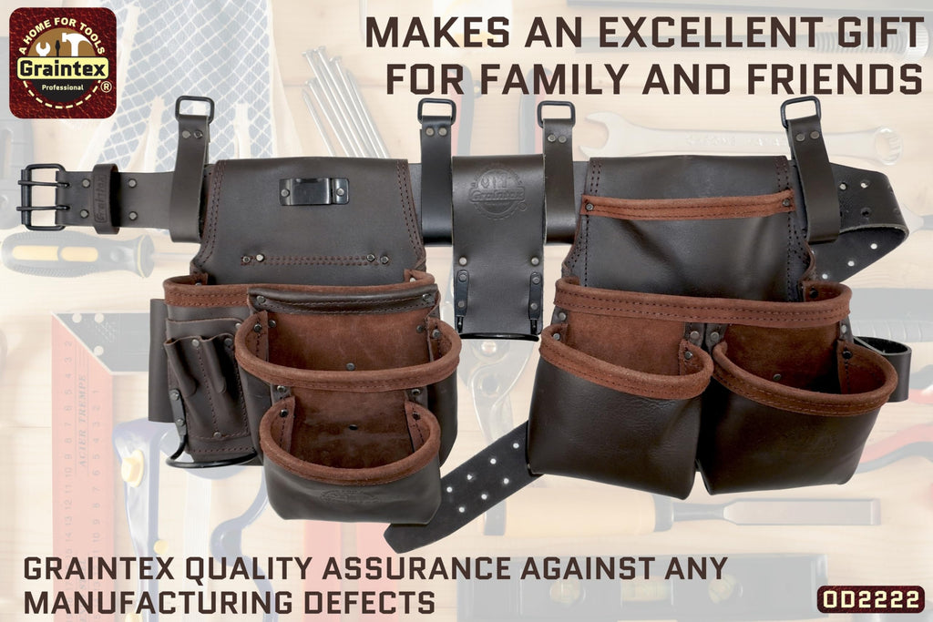 13 Pocket Leather Tool Belt U704