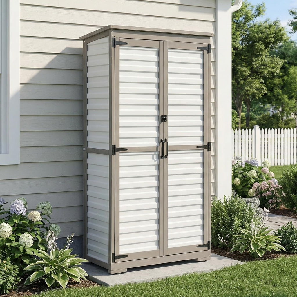 Outdoor Storage Cabinet with Adjustable Shelves E607