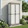 Outdoor Storage Cabinet with Adjustable Shelves E607