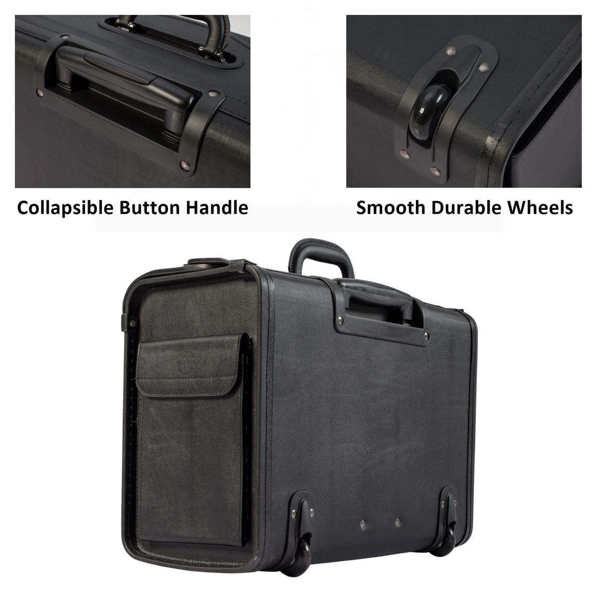 Wheeled Briefcase Rolling Case V690