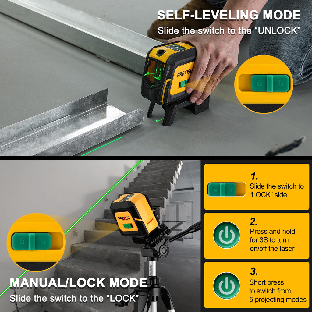 100Ft Self Leveling Laser Level with Tripod N771