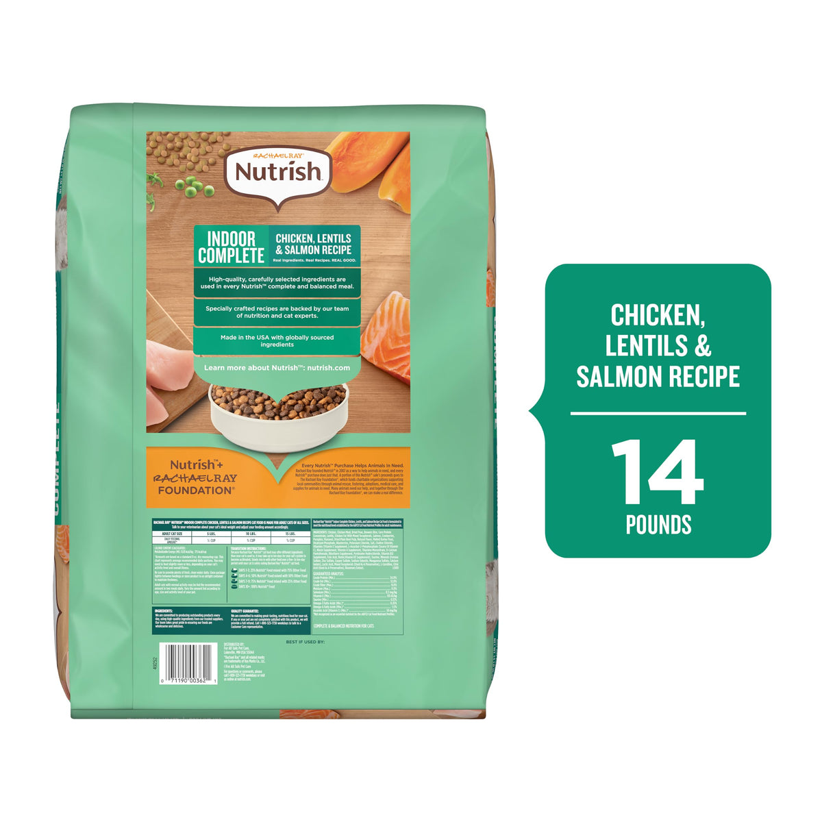 Indoor Complete Dry Cat Food 14 lb. Bag M3005