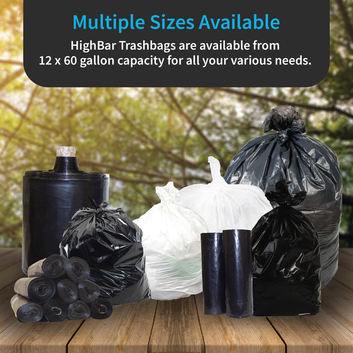 42 Gallon 3 MIL Black Heavy Duty Contractor Bags M856