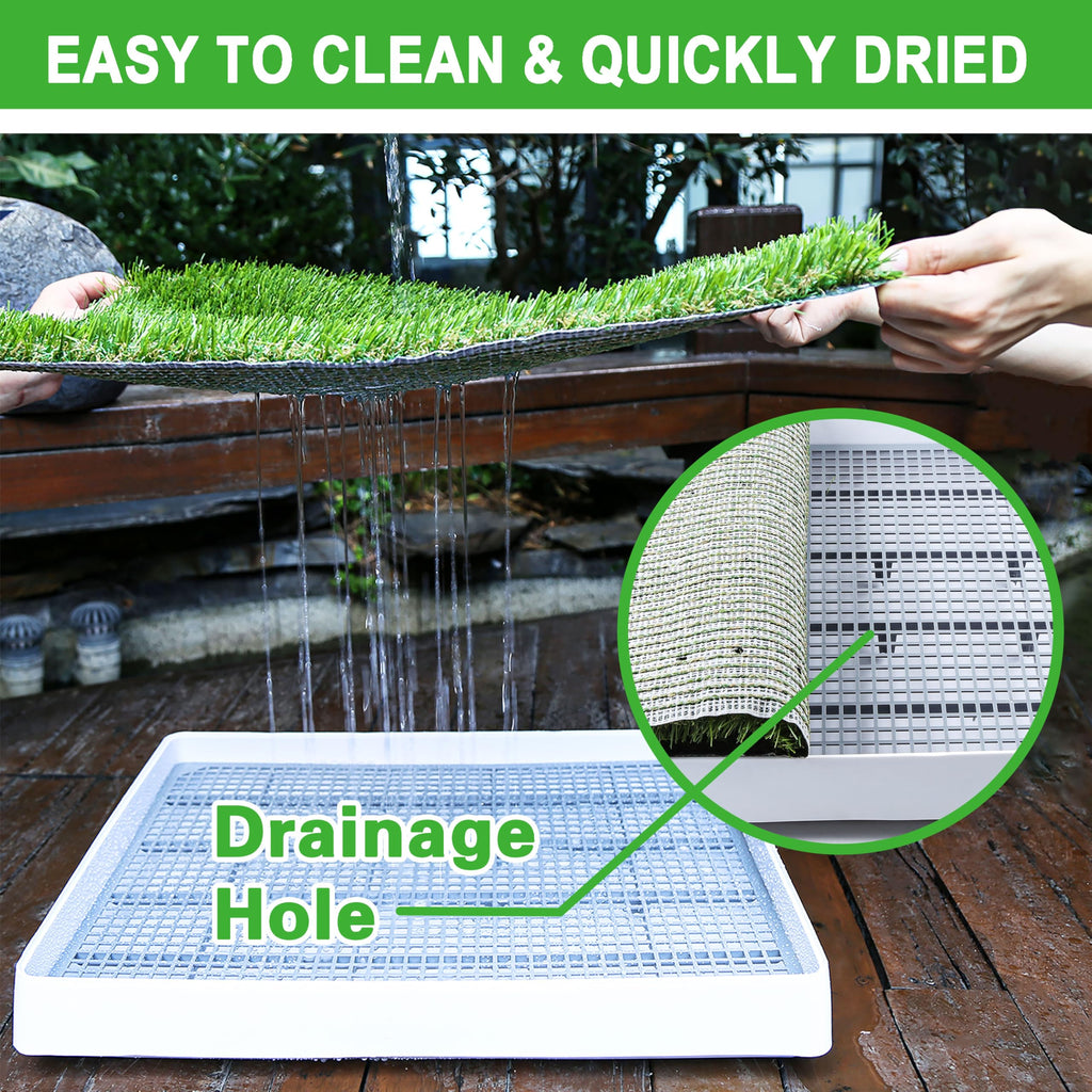 Indoor Fake Grass Pad with Tray N20057