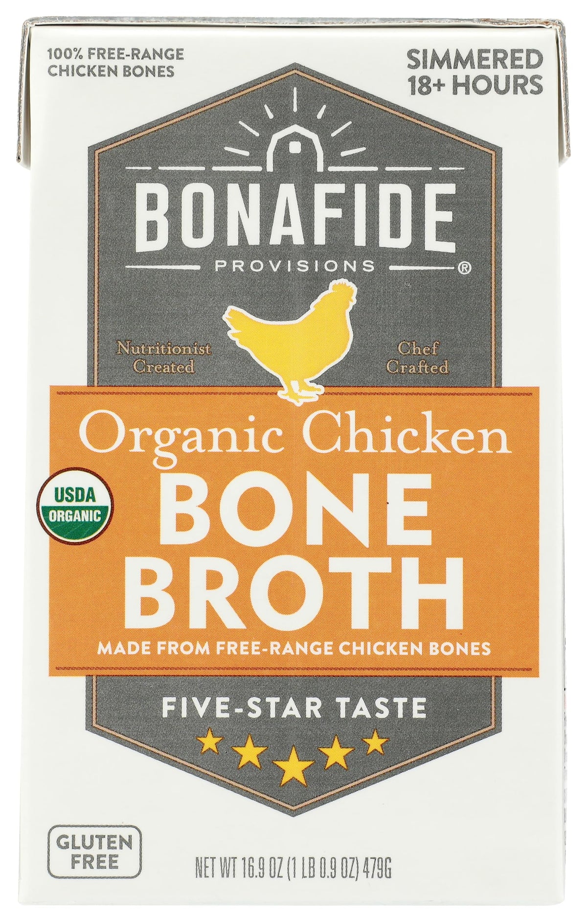 Organic Chicken Bone Broth 16.9 Ounce X926