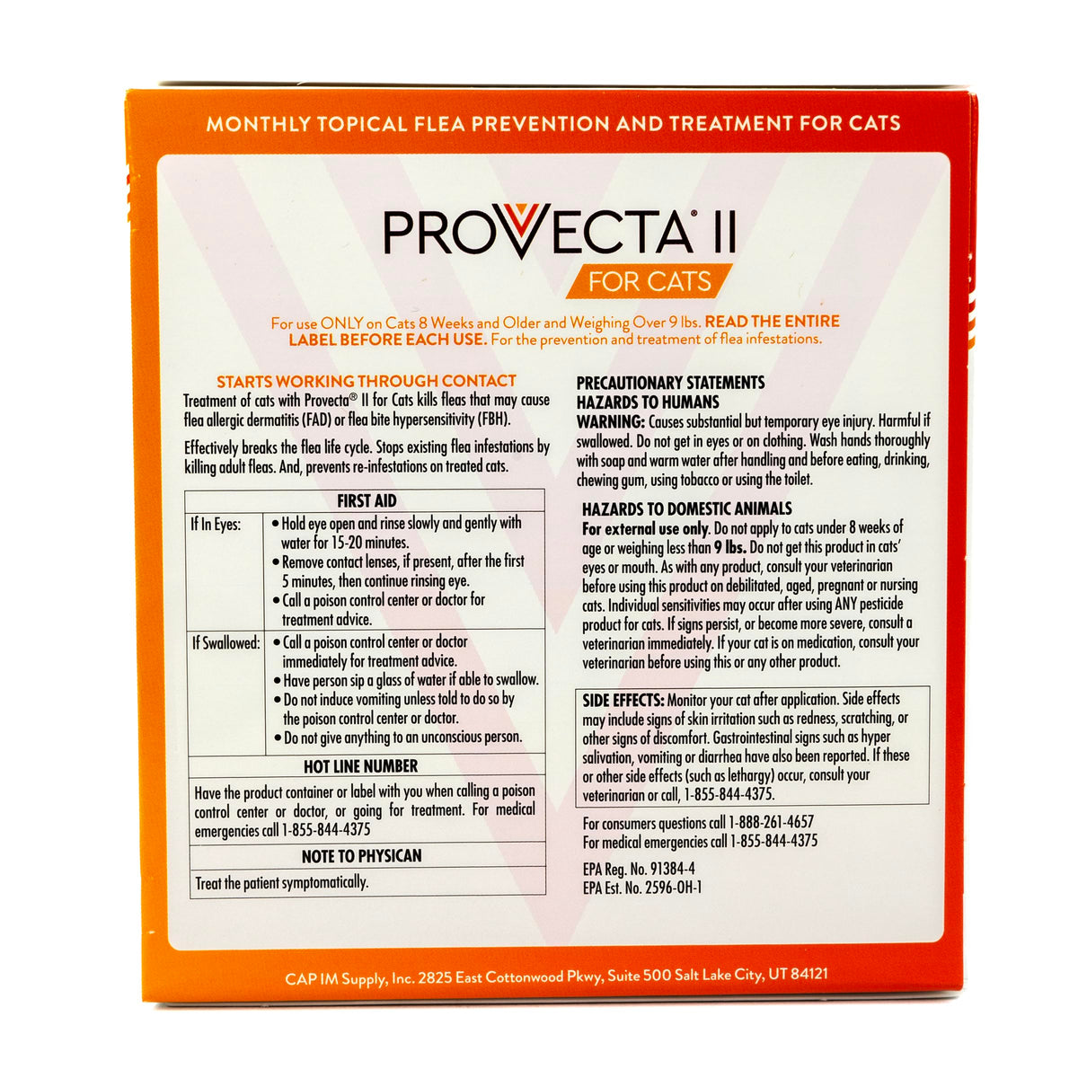 Flea Treatment for Large Cats Over 9 lbs, 4-Month Supply Q882093