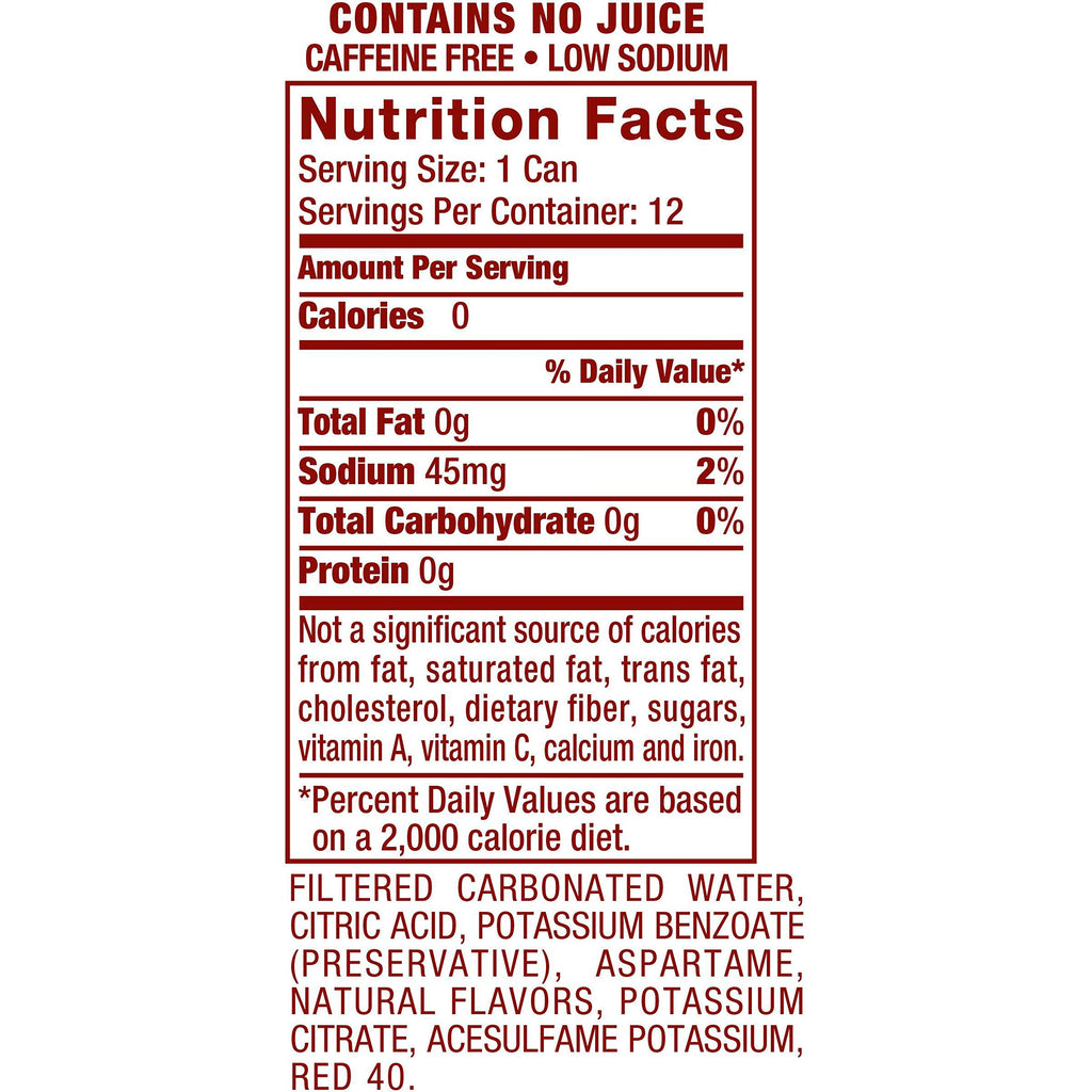 Diet Cherry Lemon Lime Soda, 12 Fl Oz (Pack Of 12) X624710